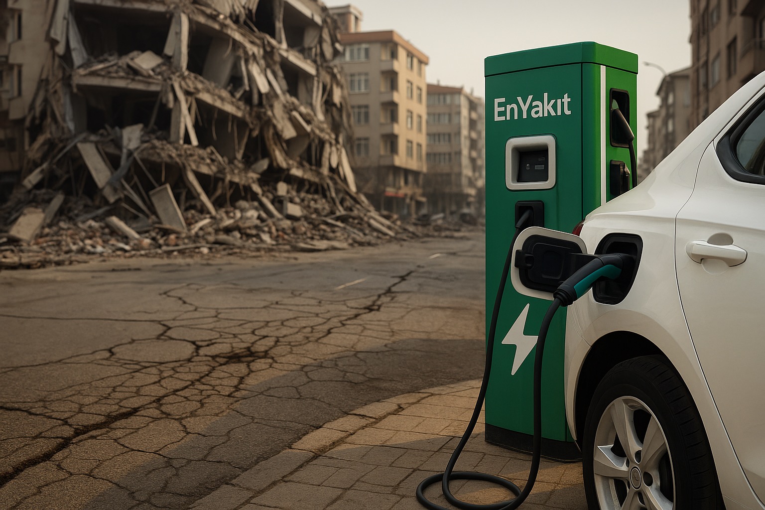 Deprem Sonrası Elektrikli Araç Kullanımı ve Şarj İstasyonlarının Rolü Deprem Sonrası Elektrikli Araç Kullanımı ve Şarj İstasyonlarının Rolü